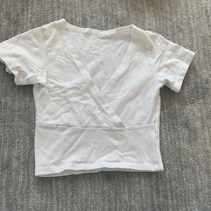 White Brandy Melville crop top!
